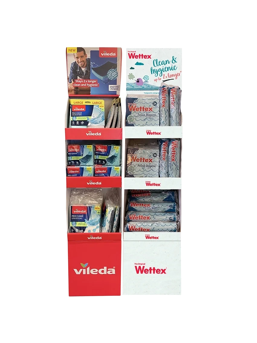 Pro Clean + Active Hygiene display