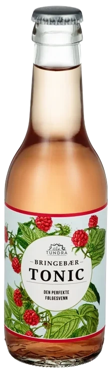 Tundra tonic water bringebær   24x25cl