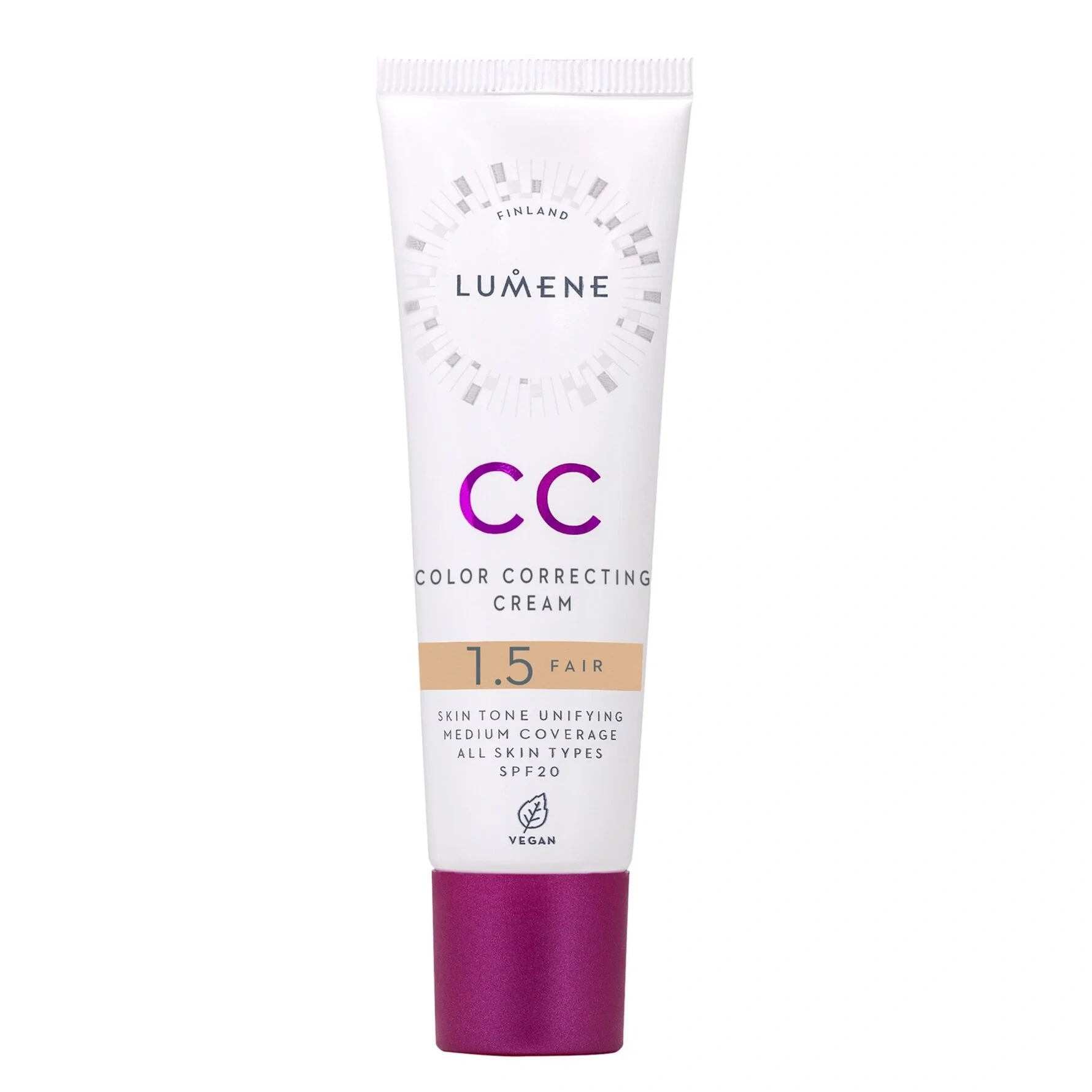 Lumene CC Color Correcting Cream SPF20 Foundation 1.5 Fair