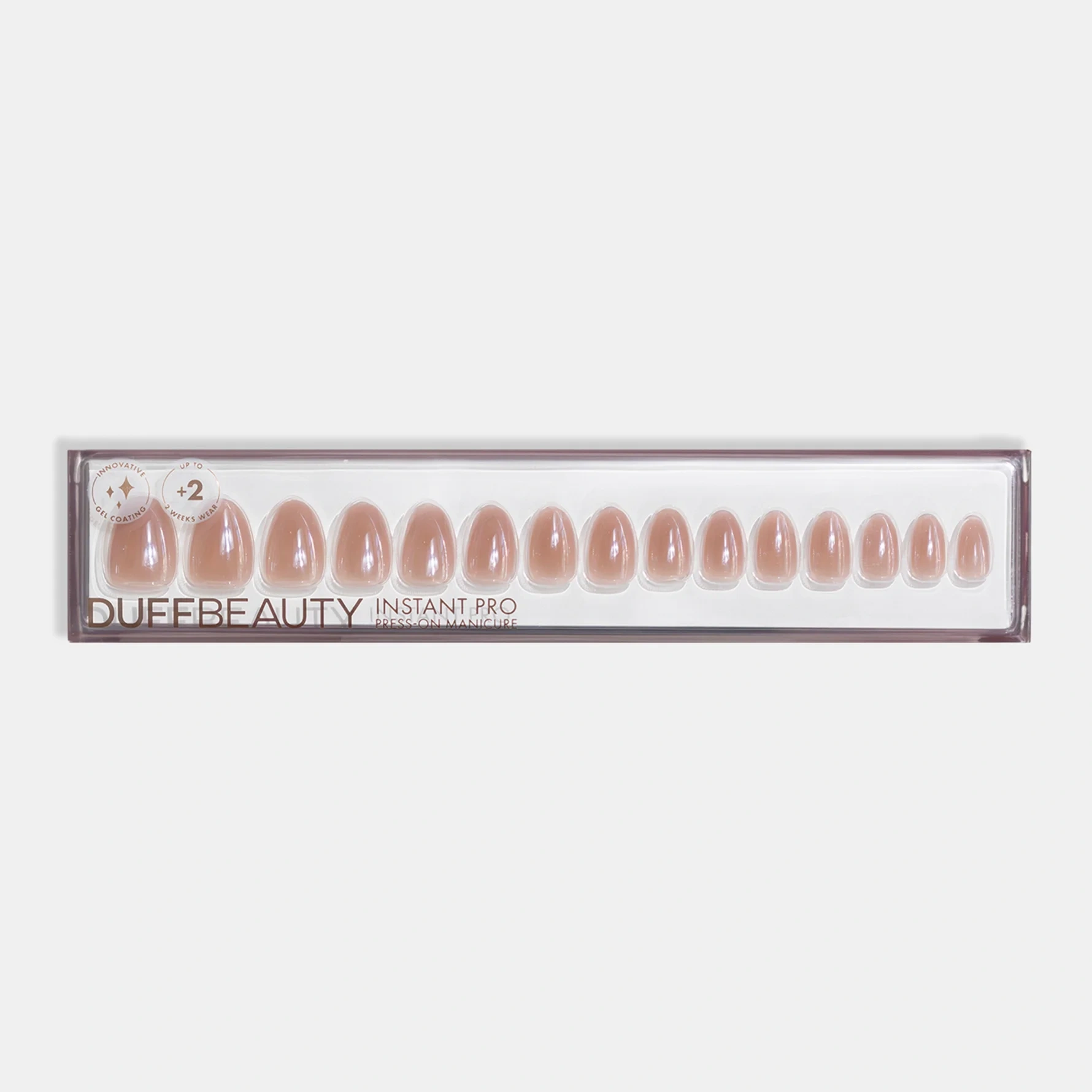 DUFFBEAUTY Glazed Latte Short Almond 30 pcs