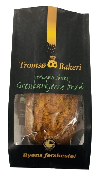 Gresskarbrød Steinbakt 600g Tromsø Bakeri