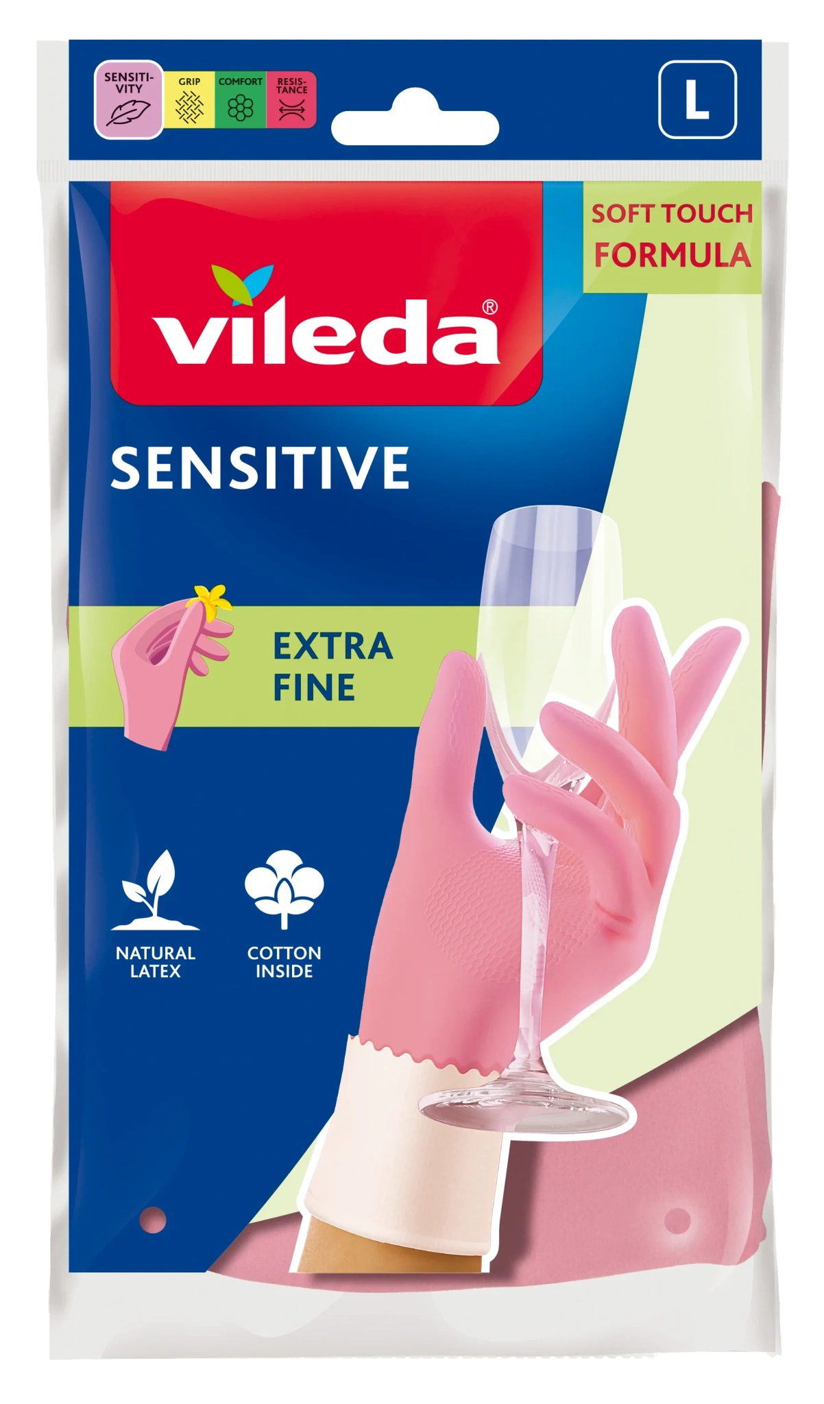 Sensitive L hushållshandskar