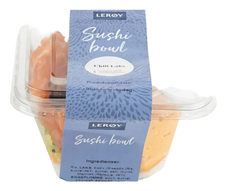 Sushibowl Laks&Chilisaus 280g Lerøy