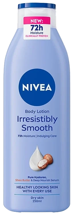Nivea body lotion irresistibly smooth  250ml