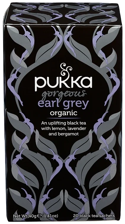 Gorgeous earl grey økol. urte-te  20stk