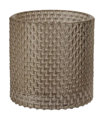 Duni Lysholder calm dusk glass 80x80mm