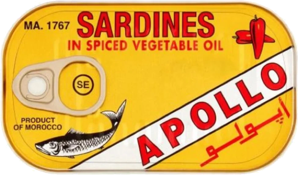 Apollo Sardiner med Chili 125g
