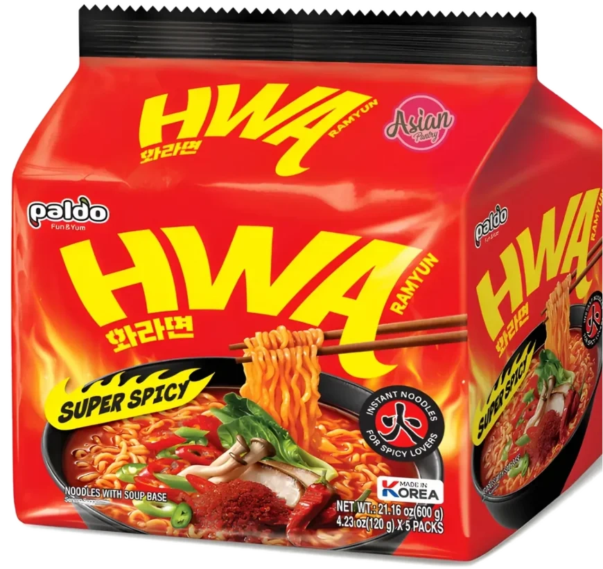 Paldo Hwa Ramen Super Spicy 5-pack 600g