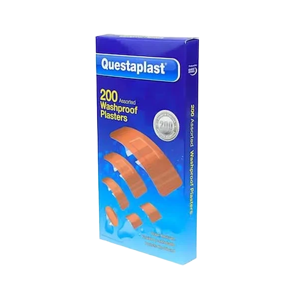 Questaplast Plåster Washproof 200pk