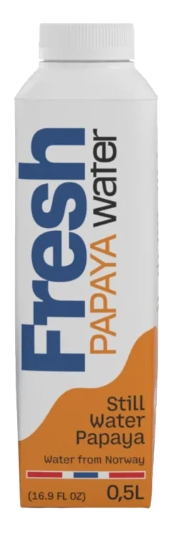 Vann med Papayasmak 0,5l Fresh Water Norway