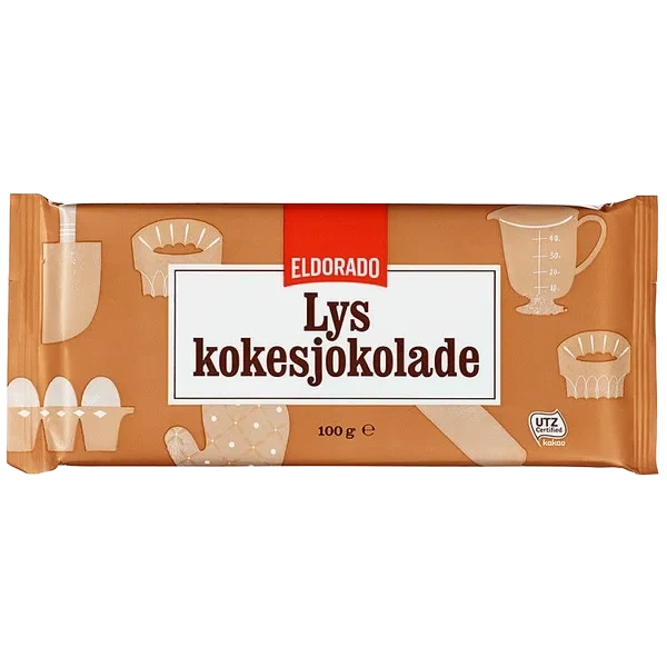 Kokesjokolade Lys 100g Eldorado