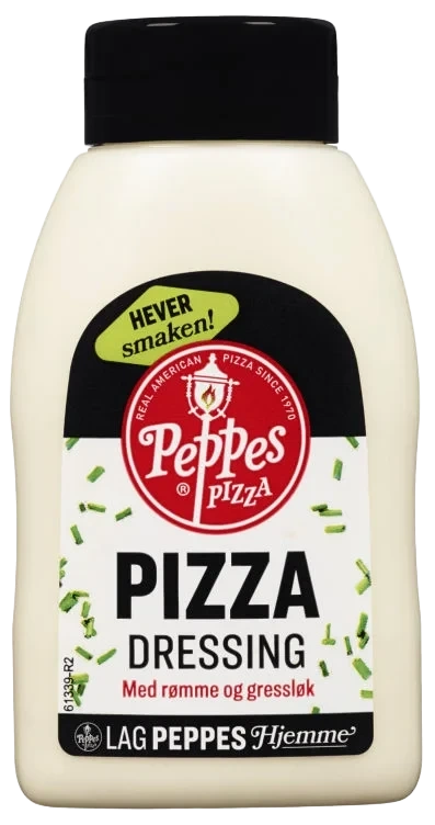 Pizzadressing Rømme 210g Peppes