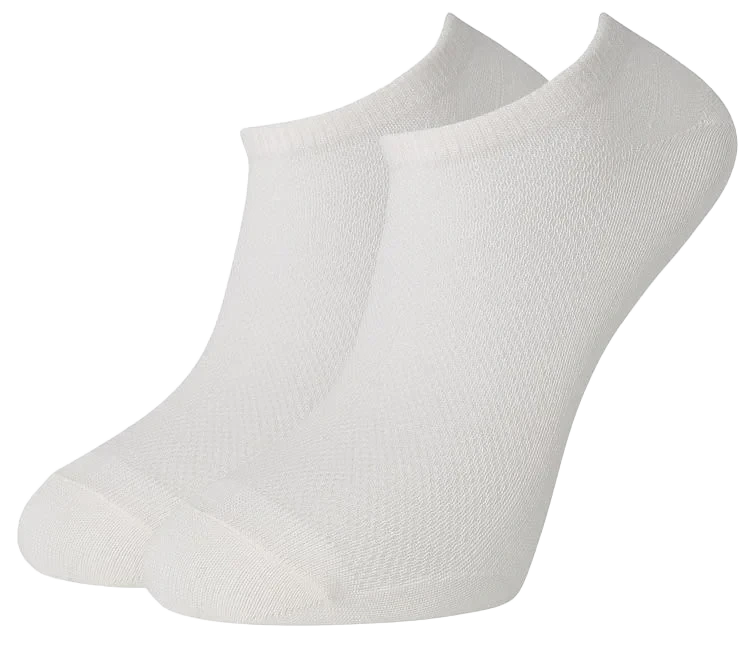 Wool Anklesocks X2 White 41-45 pr