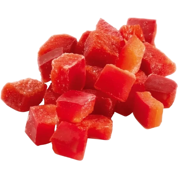Paprika rød ternet          2kg