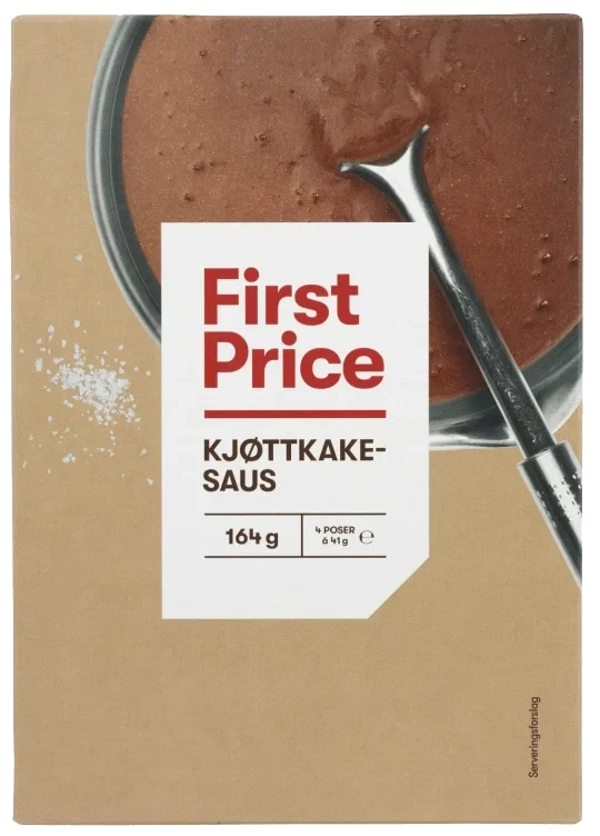 Kjøttkakesaus 4pk First Price