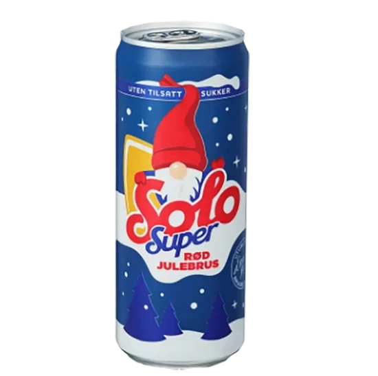 Solo Super Rød Julebrus 0,33l