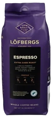 Espresso Ra Hele Bønner Löfbergs