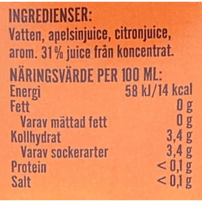 Fruktis Apelsin 27-pack