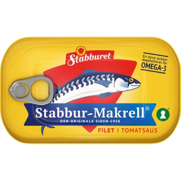 Stabbur-makrell filet i tomat 110g
