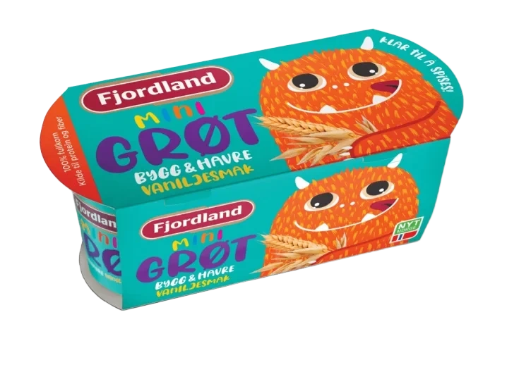 Fjordland Mini Grøt Vanilje 2x90g