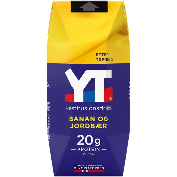 Yt Rest.drikk Banan/jordb 330ml Tine