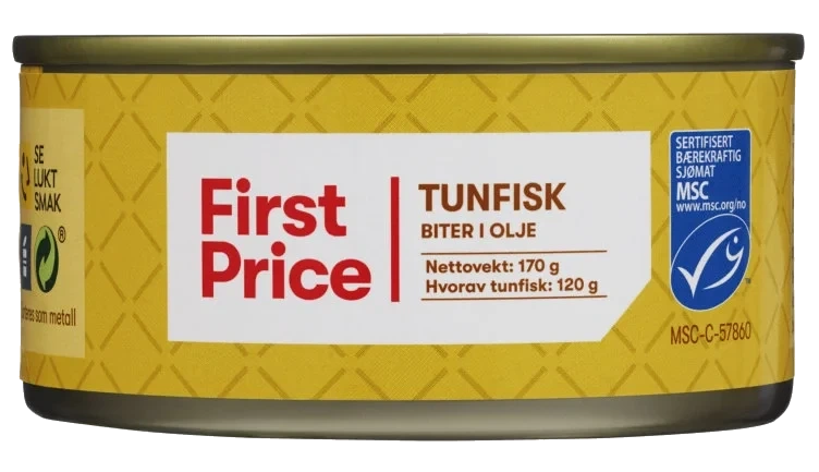 Tunfisk i Olje 170g Msc First Price