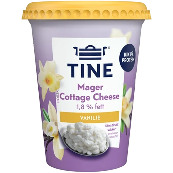 Cottage Cheese Mager 1,8% Vanilje 400g