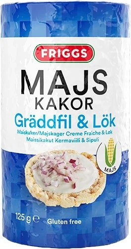 Majskakor Gräddfil/Lök