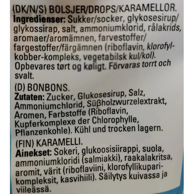 Karameller Lakrits