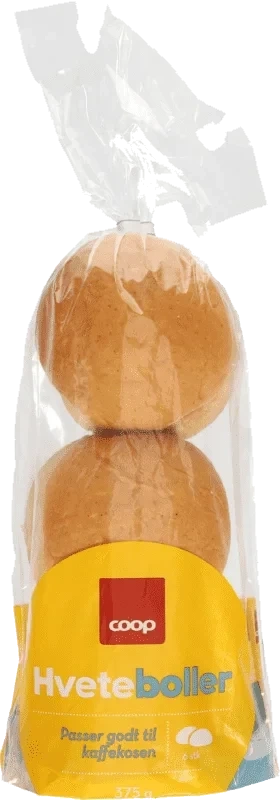 Coop Hveteboller 6pk 375g