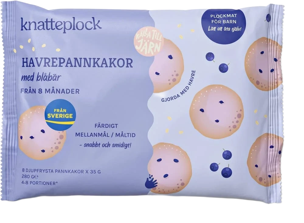 Havrepannkakor Blåbär Fryst