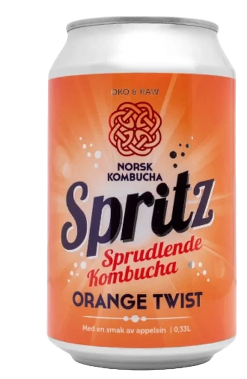 Norsk Kombucha Spritz Orange Twist 0,33l boks