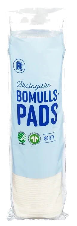 Bomullspads økol.  80stk