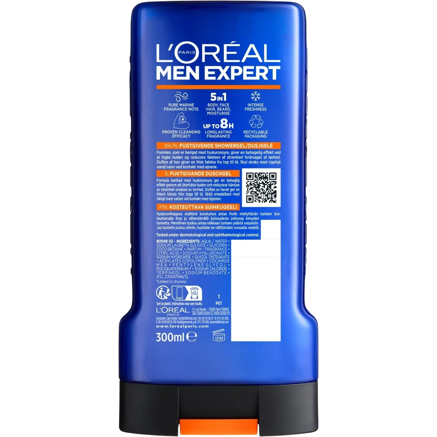 L'Oréal Paris Men Expert Hydra Hyaluronic Shower Gel