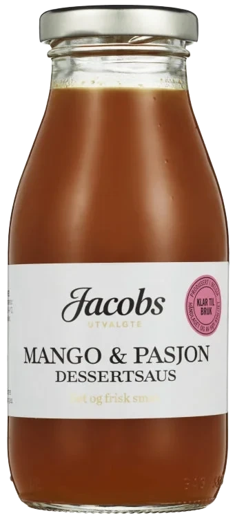 Dessertsaus Mango/pasjonsfrukt 250ml Jacobs