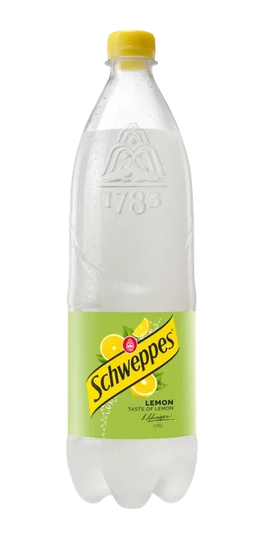 Lemon 1l flaske Schweppes