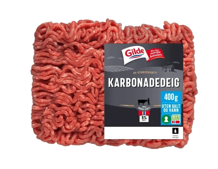 Karbonadedeig u/Salt og Vann 400g Gilde