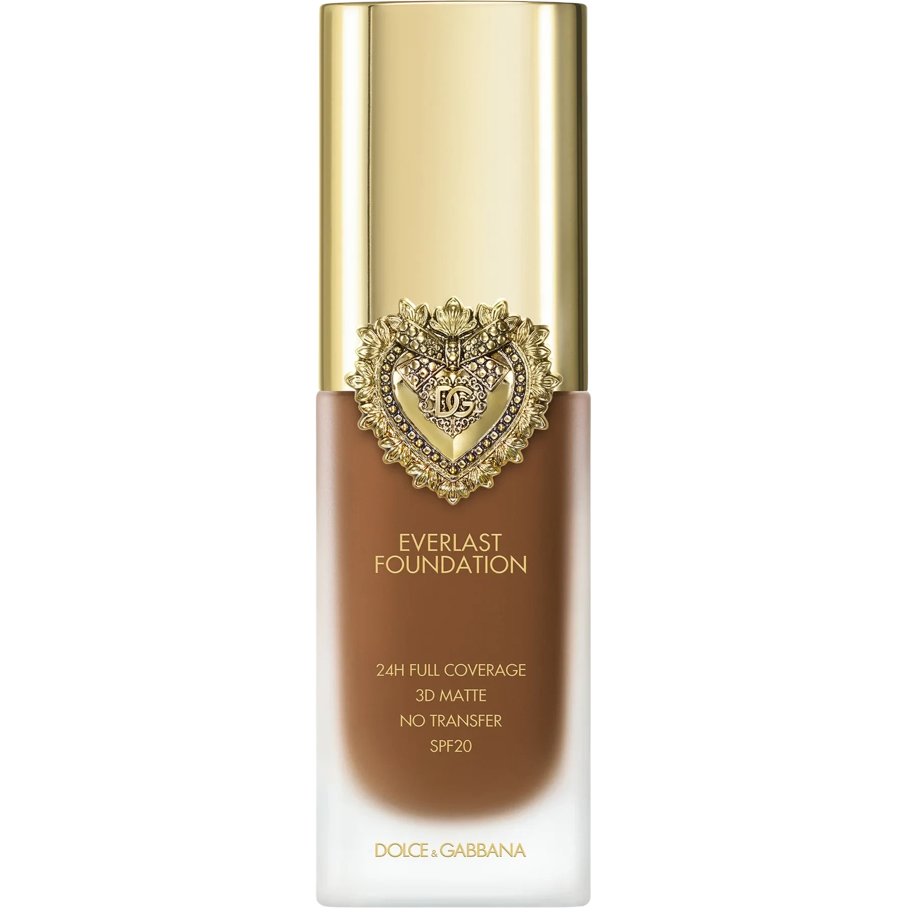 Dolce & Gabbana Everlast Foundation 24H Full Coverage 3D Matte No Transfer SPF20 34W Deep
