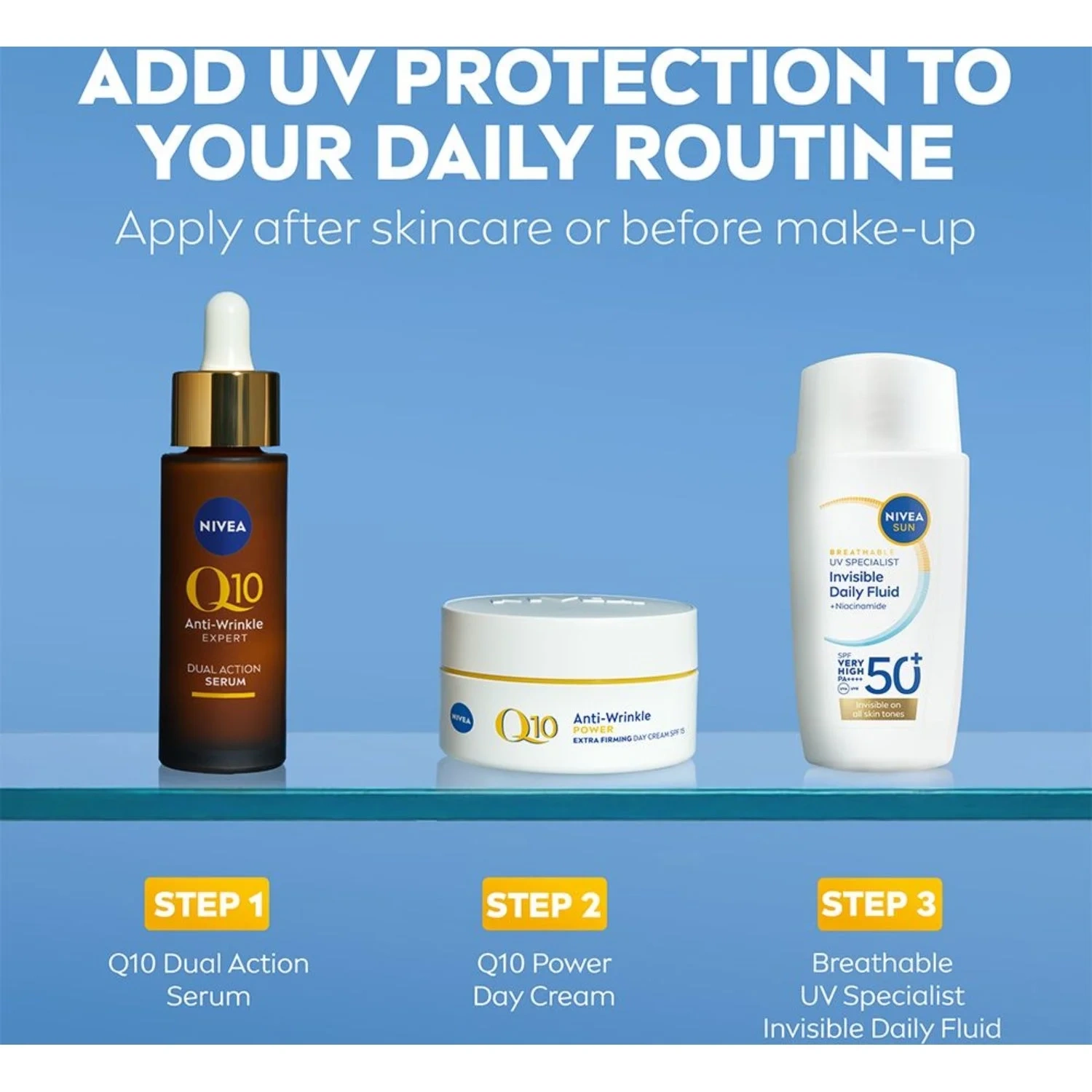 NIVEA UV Face Invisible Daily Fluid SPF50+