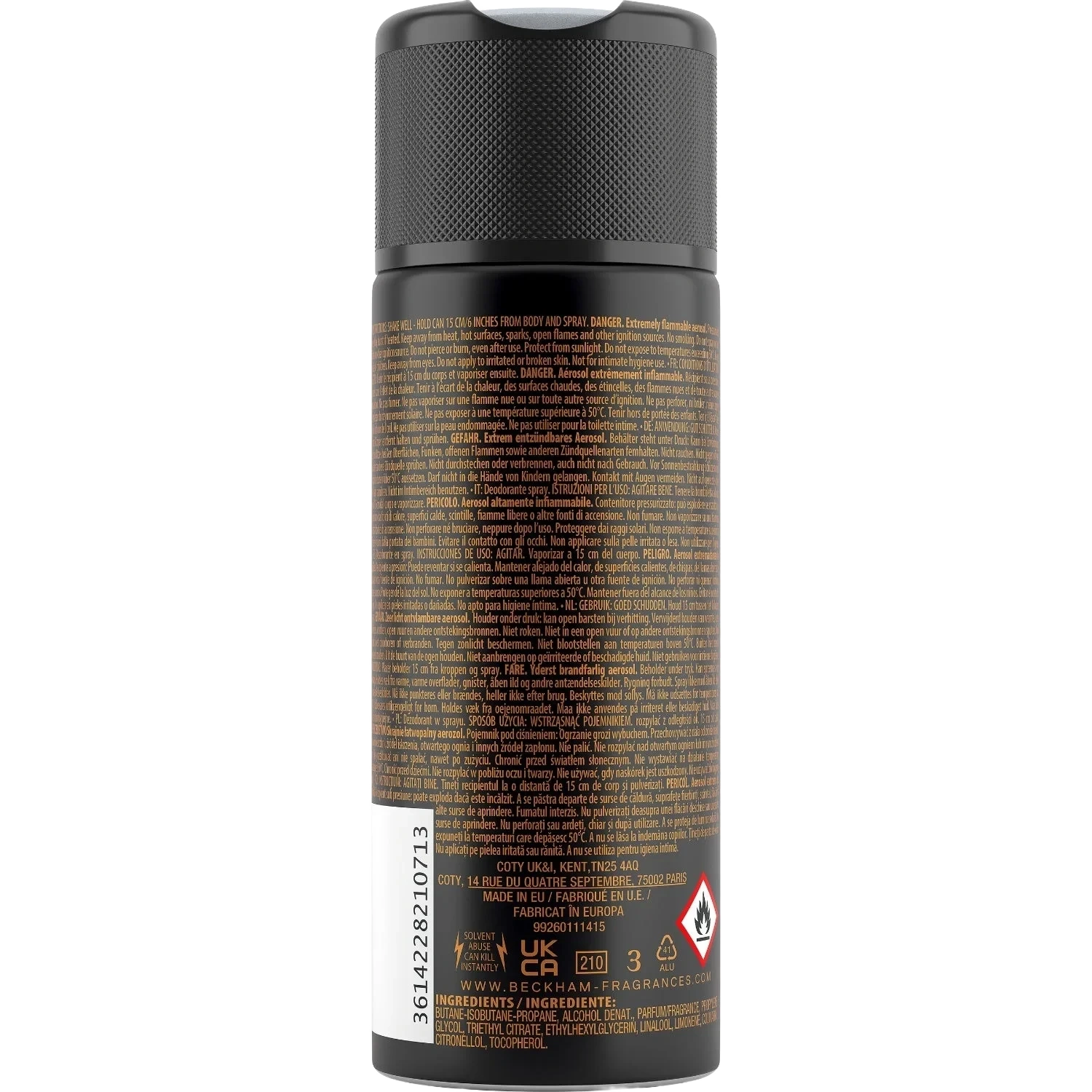 David Beckham Bold Instinct Deodorant Spray