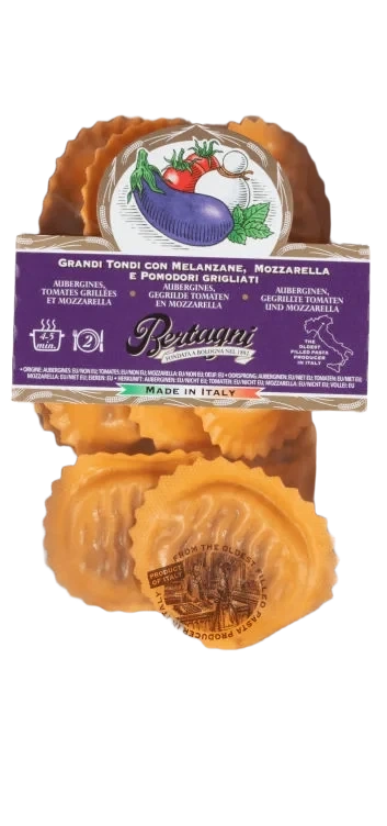 Grandi Girasoli m/Aubergin & Tomat 250g Bertagni