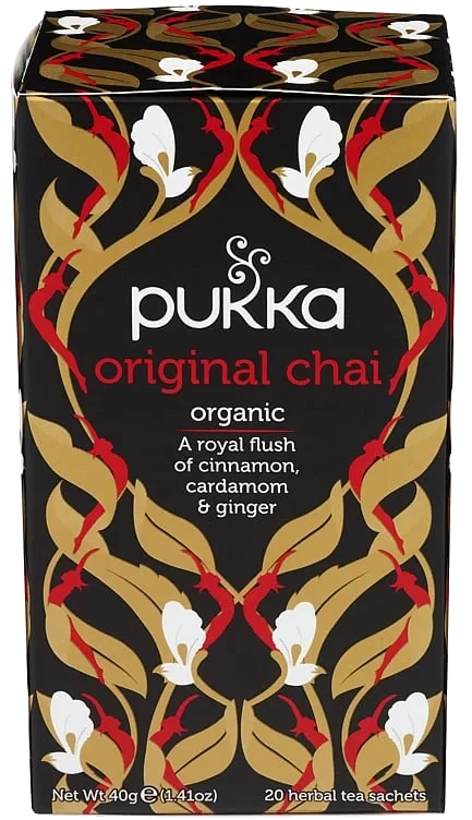 Orginal chai, p-herb urtete  økol.   20stk