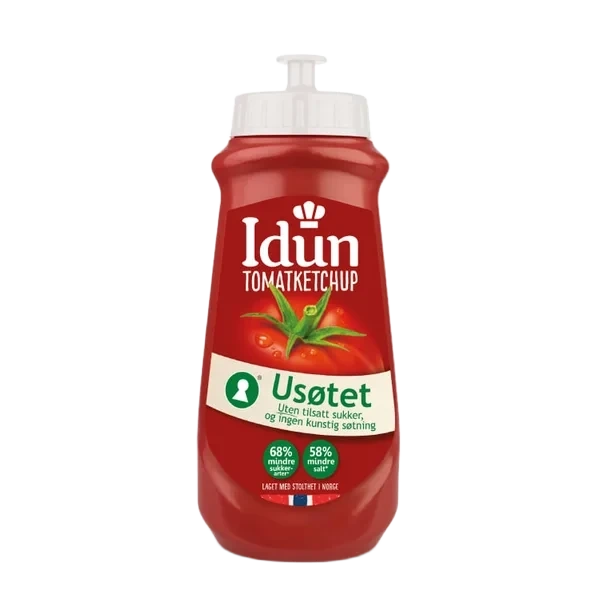 Tomatketchup Usøtet 510g Idun