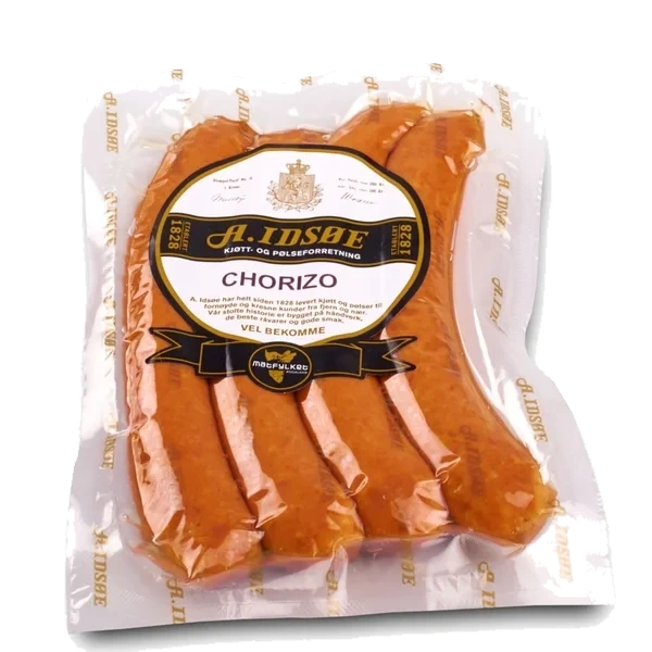 Røkt Chorizo-pølse  4stk X 65g Idsøe