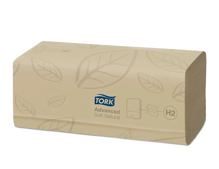 Tork xpress myk multifold håndtørk natur h2   180stk