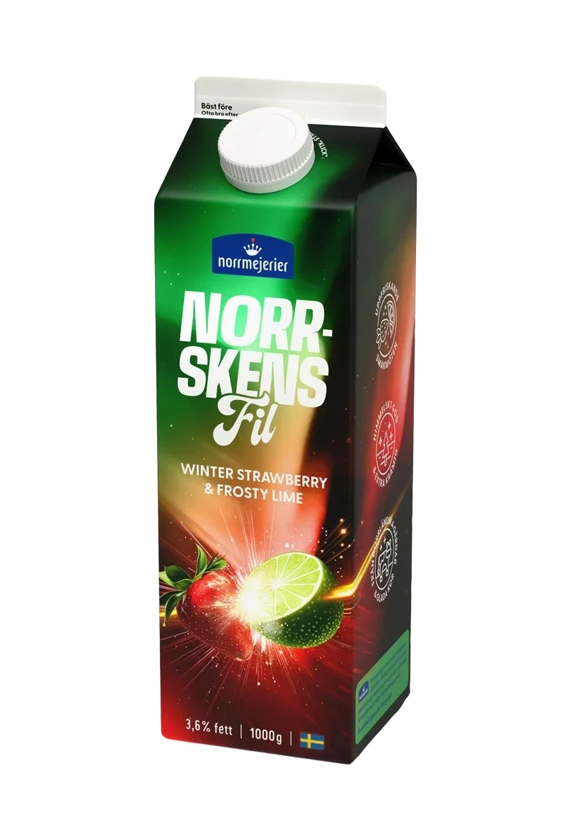 Norrskensfil Winter Strawb/Lime