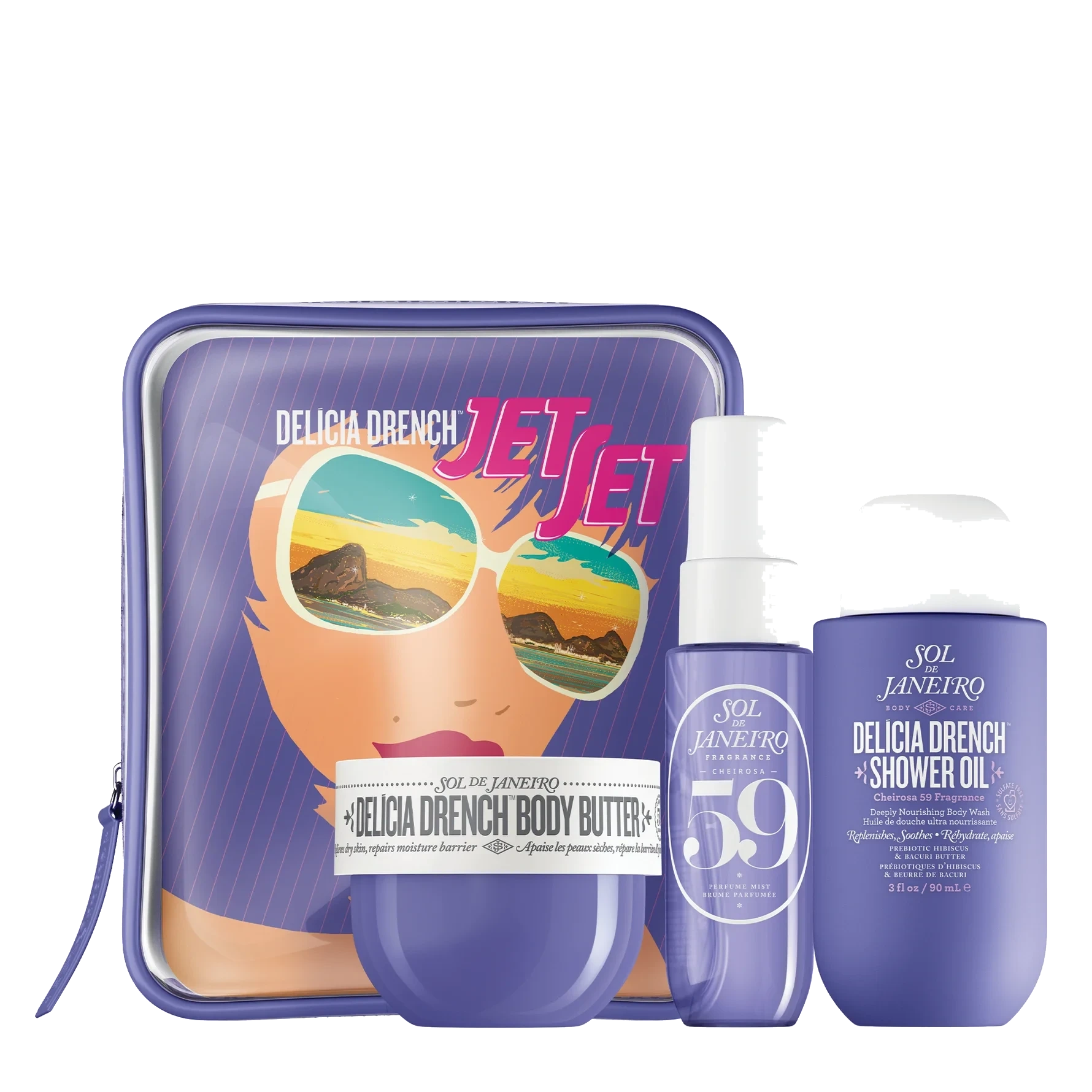 Sol de Janeiro Delicia Drench Jet Set Body Kit