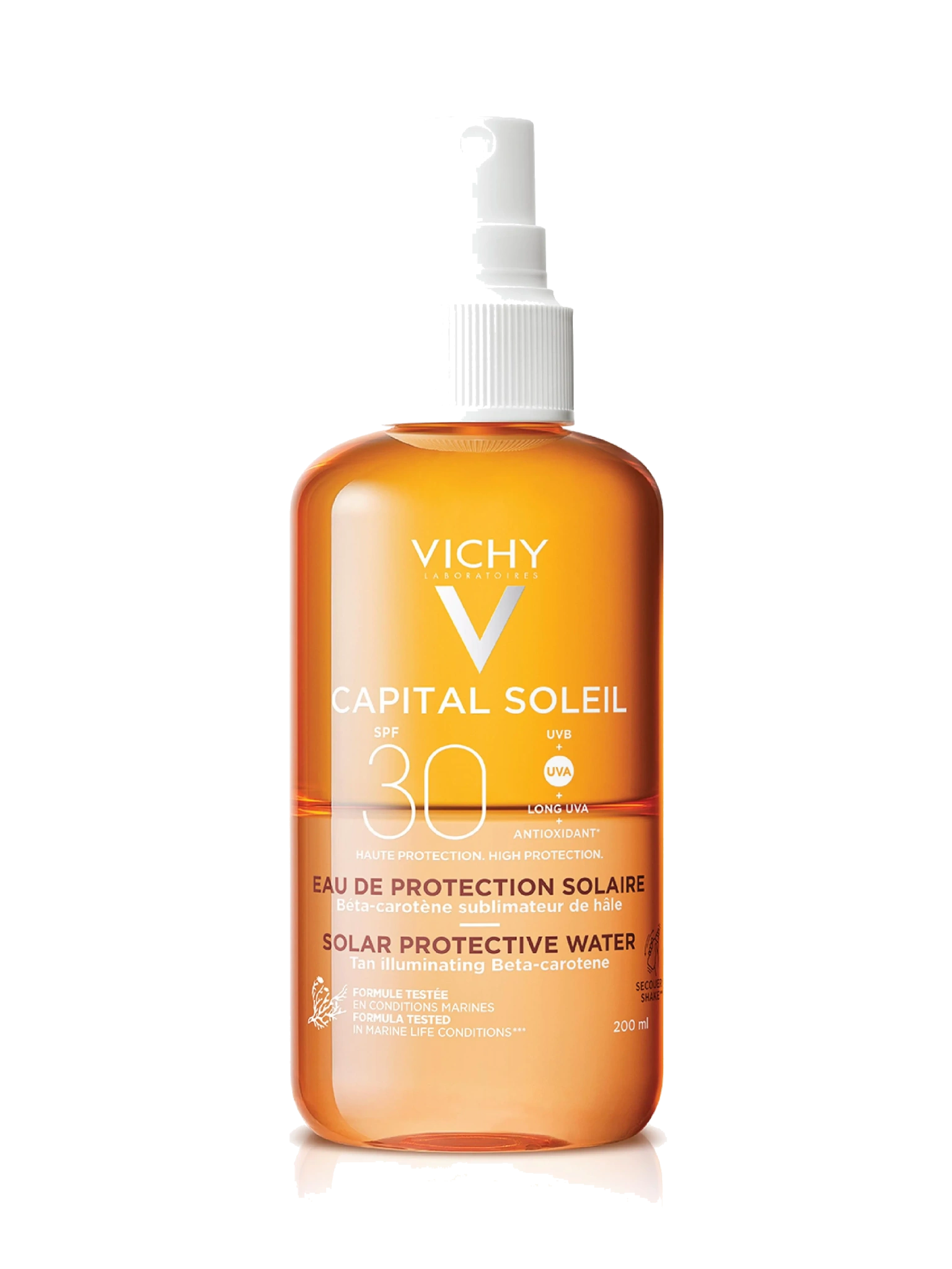 Vichy Capital Soleil Tan Protective Water SPF30, 200 ml