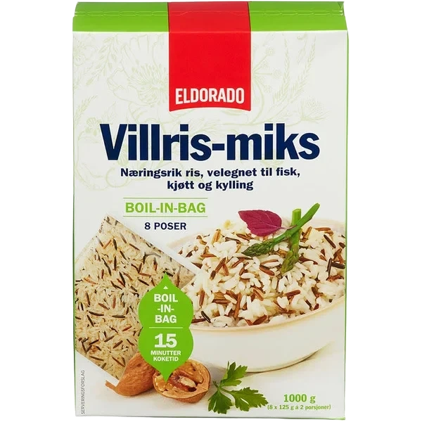 Villrismiks Boil In Bag 1kg Eldorado