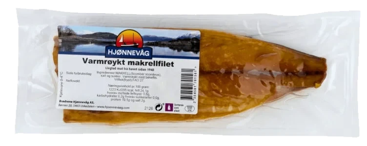 Makrellfilet Varmrøkt Ca150g Hjønnevåg